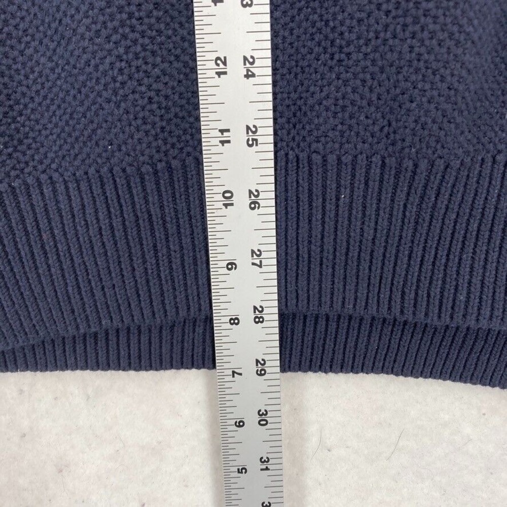 Tommy‎ Hilfiger Shawl Collar Pullover Sweater Mens 2XL Blue Long Sleeve Preppy - Picture 8 of 13